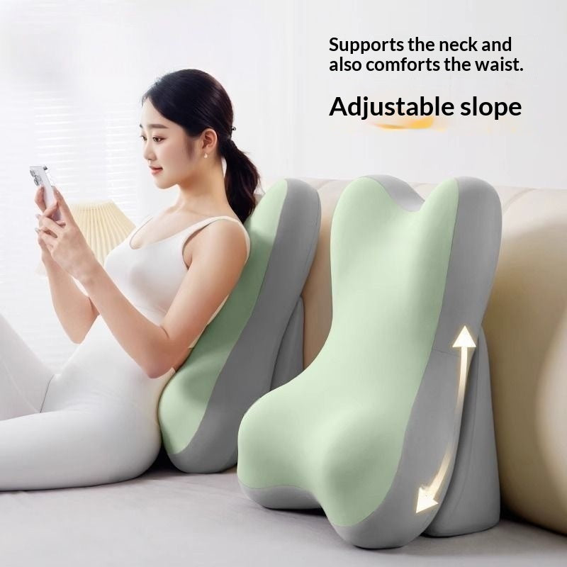 Adjustable memory foam backrest pillow, view 1