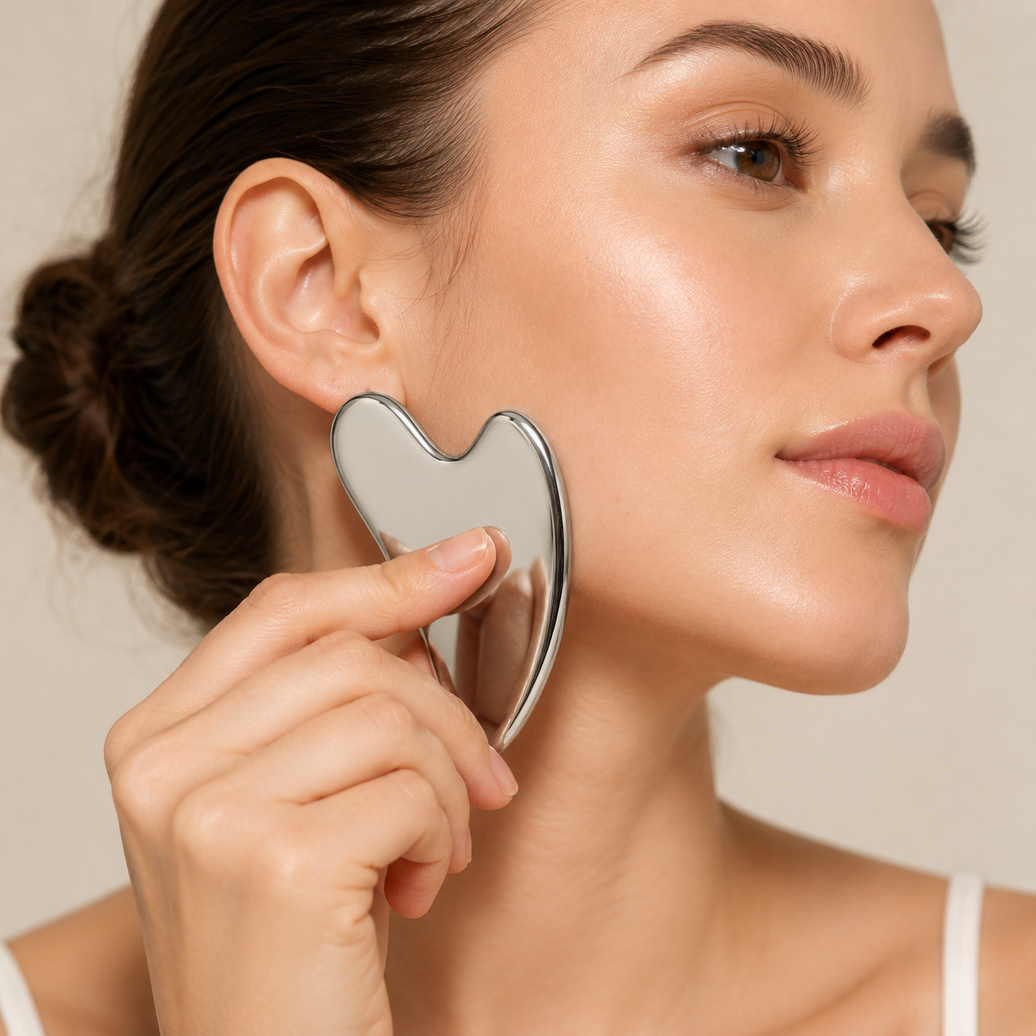Heart-Shaped Stainless Steel Gua Sha