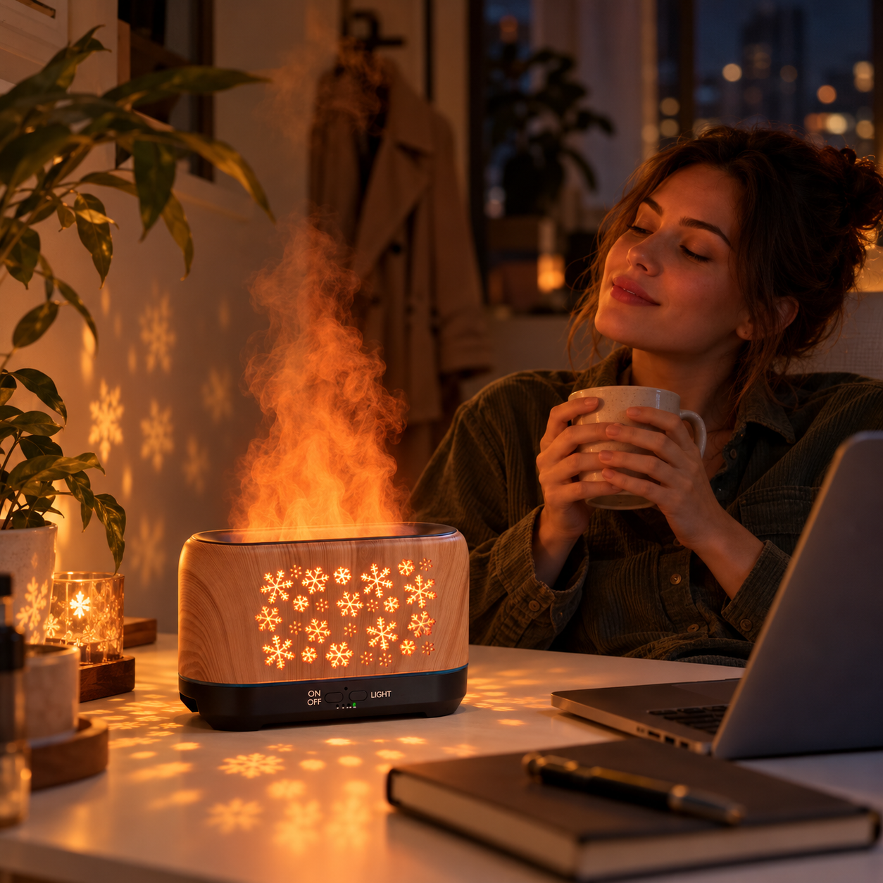 Snowflake Flame Diffuser