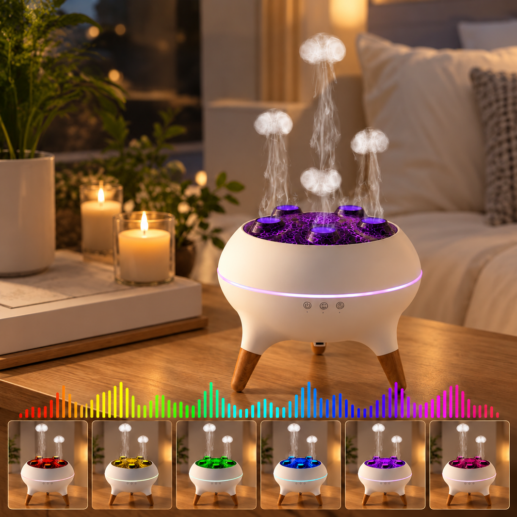 Jellyfish Diffuser with Music & Dancing Mist