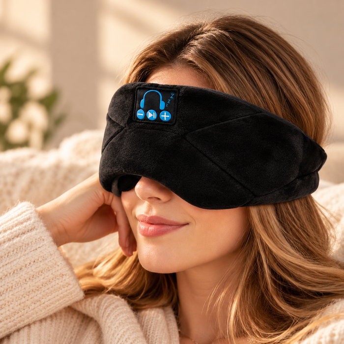 Bluetooth Sleep Mask with Built-In Speakers