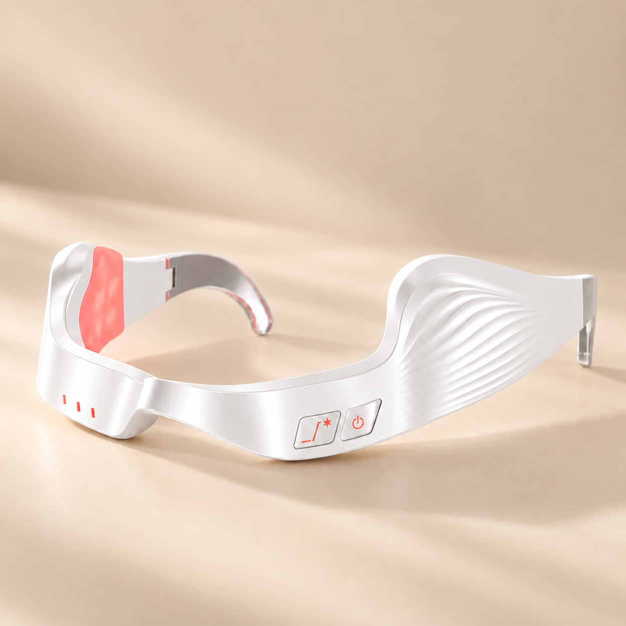 3D Eye Care Device with Red Light and EMS