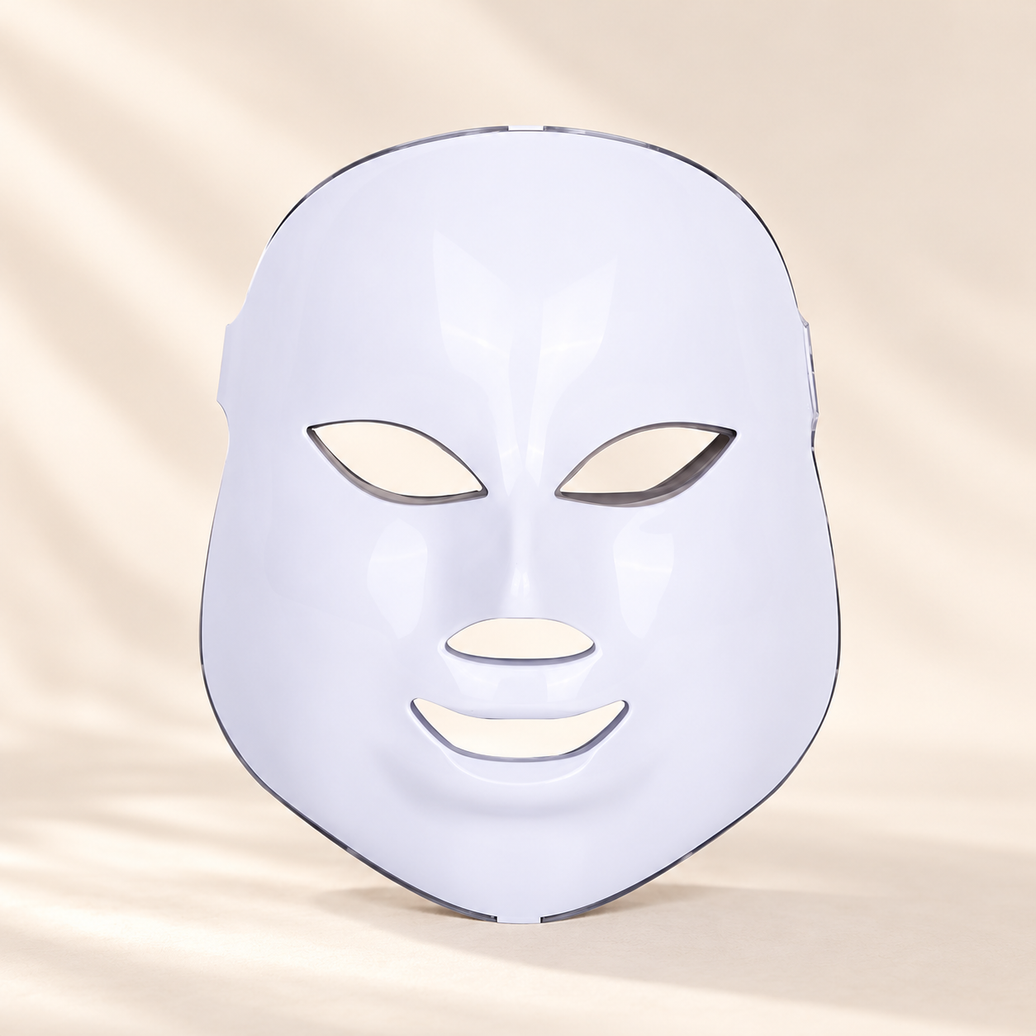 7-Color LED Face Mask with Wired Remote