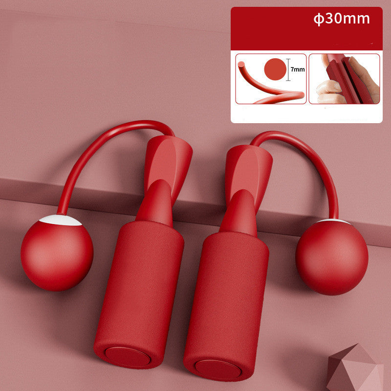Dual-use cordless jump rope, Red / Small Ball