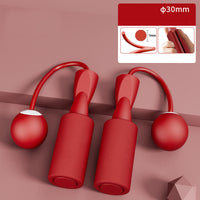 Dual-use cordless jump rope, Red / Small Ball