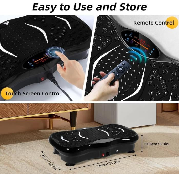 Home vibration plate with Bluetooth speaker, view 6