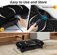 Home vibration plate with Bluetooth speaker, view 6