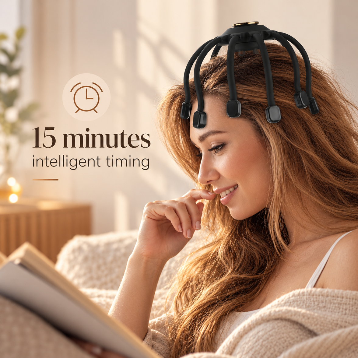 Bluetooth Octopus Head Massager