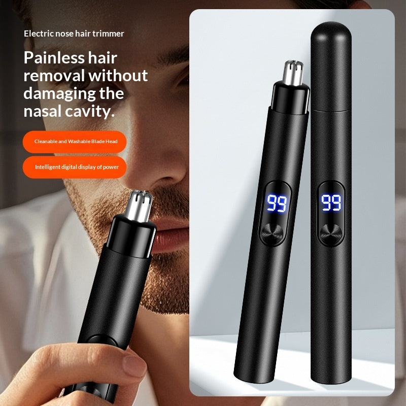 Rechargeable nose hair trimmer, view 1