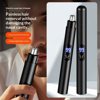 Rechargeable nose hair trimmer, view 1