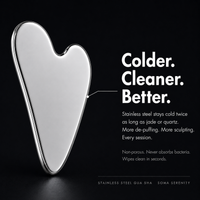 Heart-Shaped Stainless Steel Gua Sha