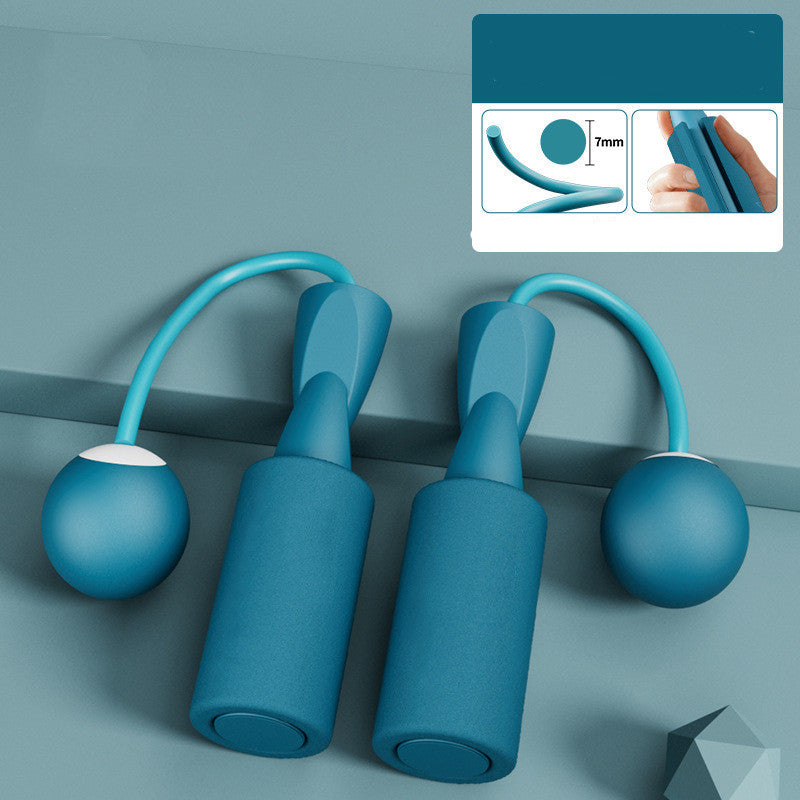 Dual-use cordless jump rope, Blue / Small Ball