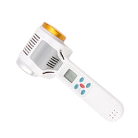 Warm and cool facial wand, with warm and cool heads
