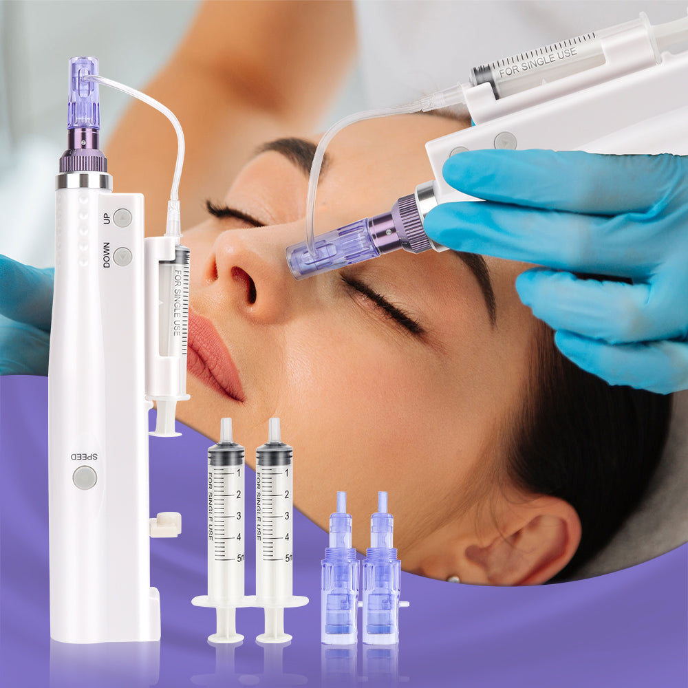 Electric microneedle pen, view 1