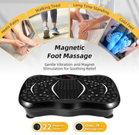 Home vibration plate with Bluetooth speaker, view 2
