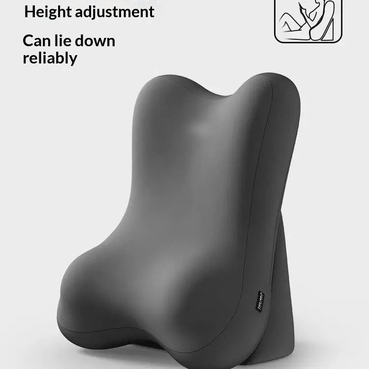 Adjustable memory foam backrest pillow, Black