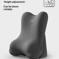 Adjustable memory foam backrest pillow, Black
