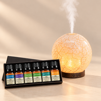 Bowling Glass Aroma Diffuser with 6 Essential Oils