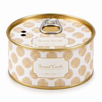 Ring-pull tin scented candle, Camellia