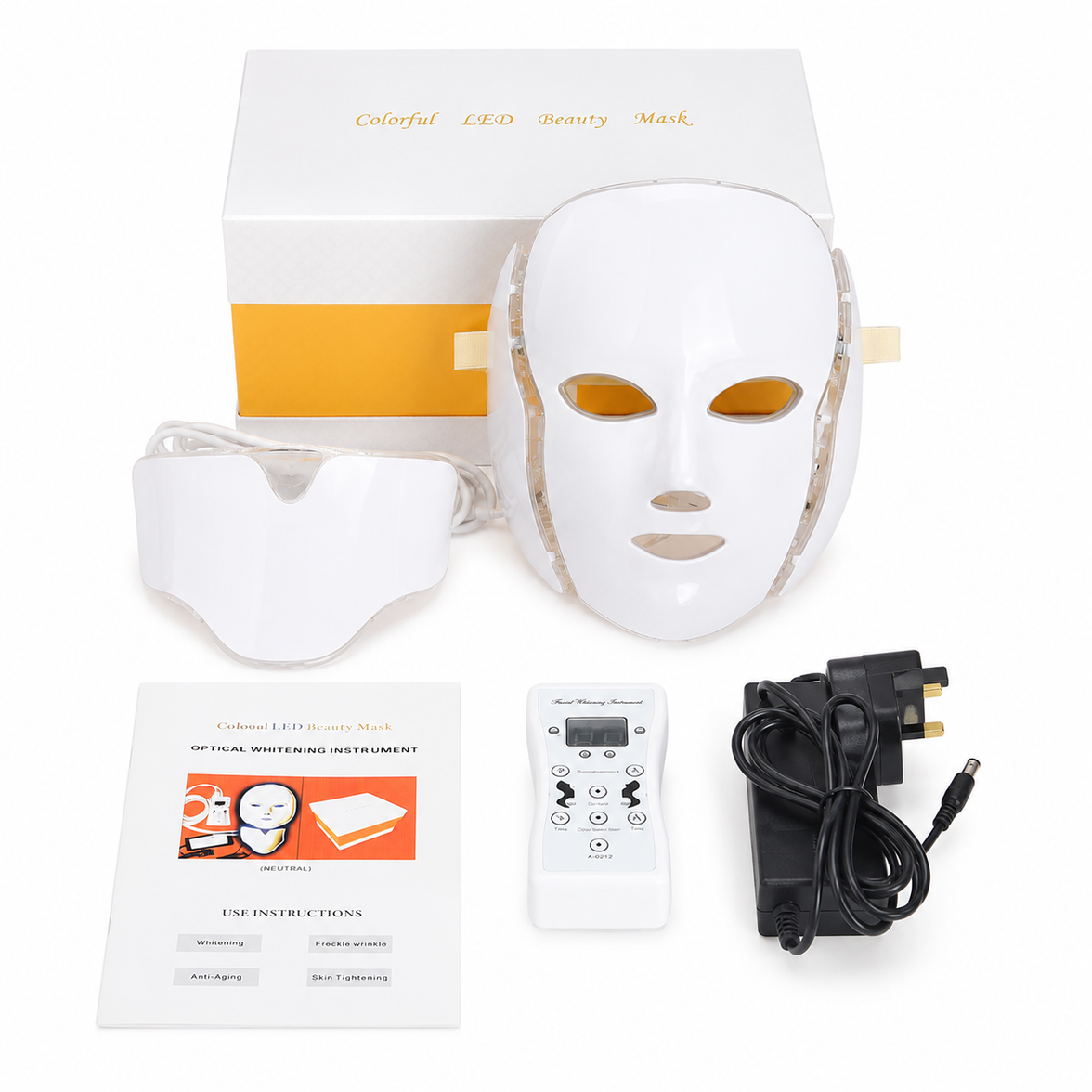 LED Color Light Face & Neck Mask