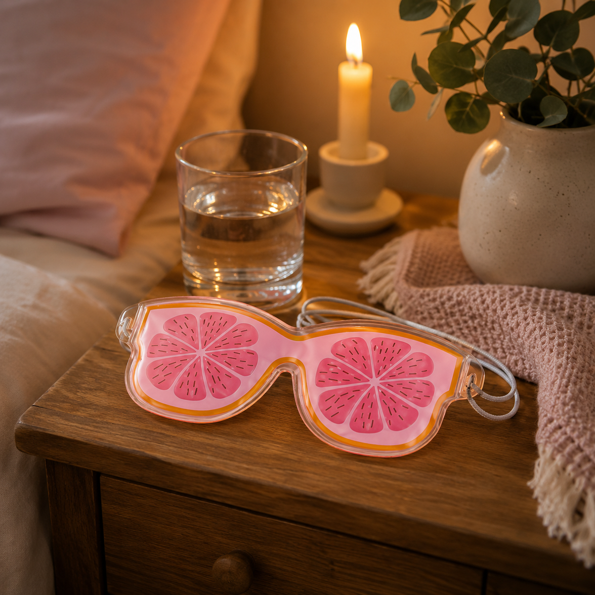 Fruit Printed Gel Eye Mask