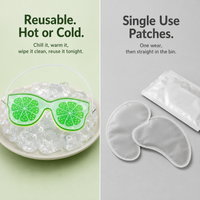 Fruit Printed Gel Eye Mask