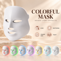 7-Color LED Face Mask with Wired Remote