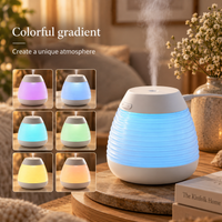 Pinecone Humidifier with Colorful Night Light