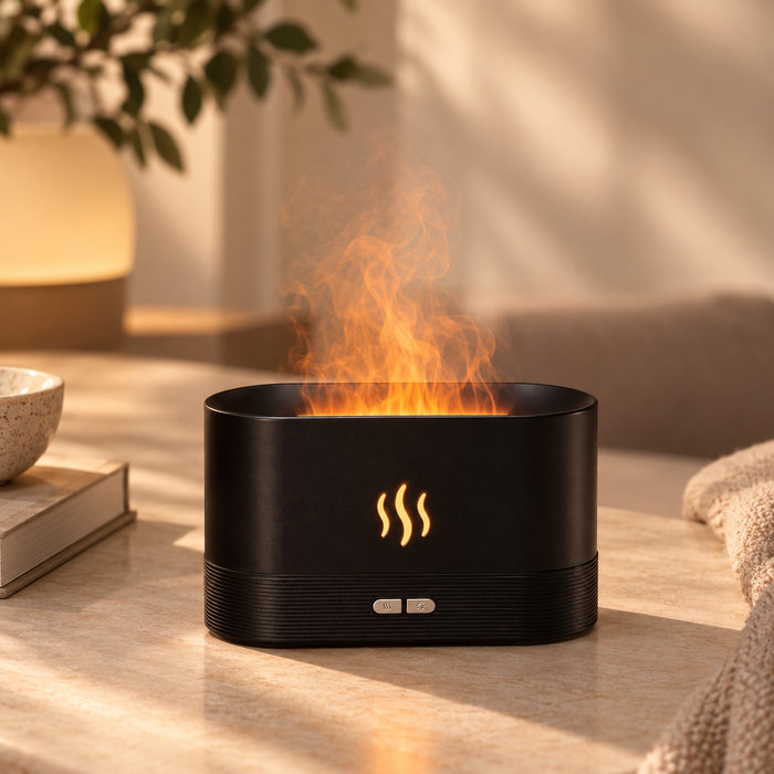 Flame Light Aroma Diffuser with Two Fire Modes
