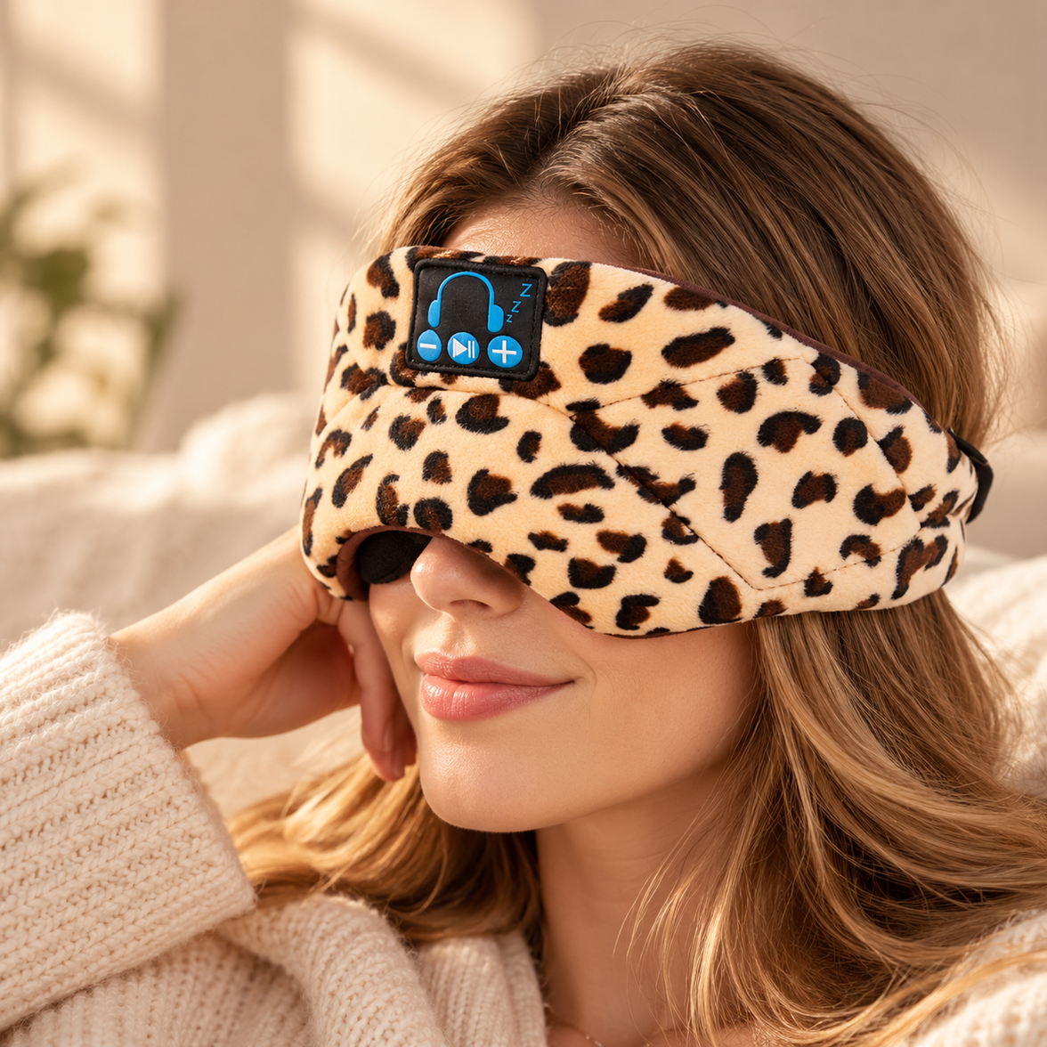Bluetooth Sleep Mask with Built-In Speakers