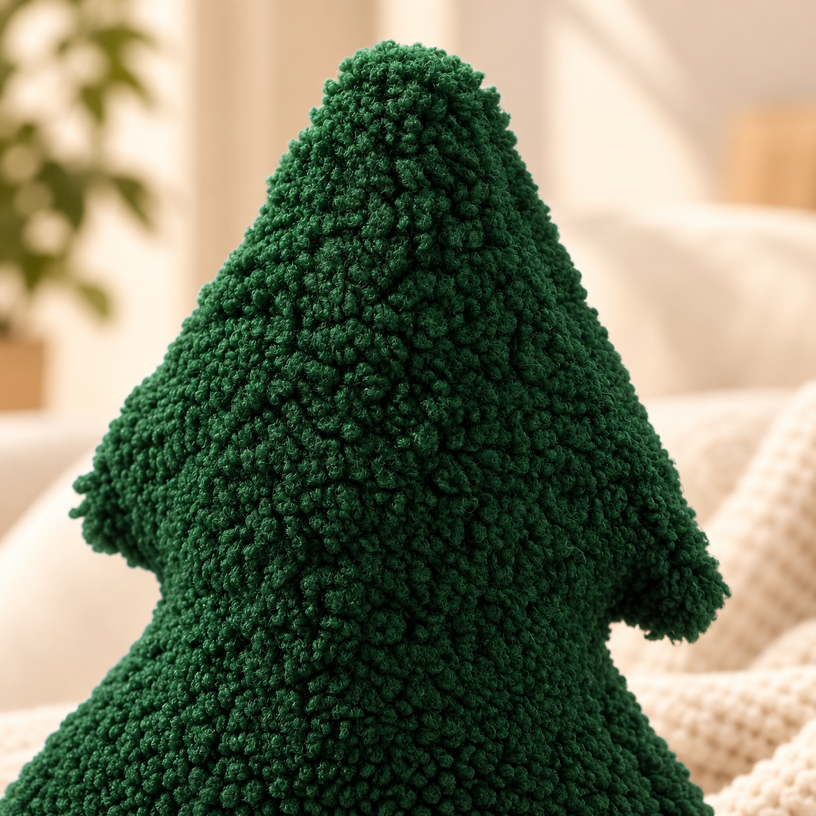 Christmas Tree Plush Throw Pillow Set