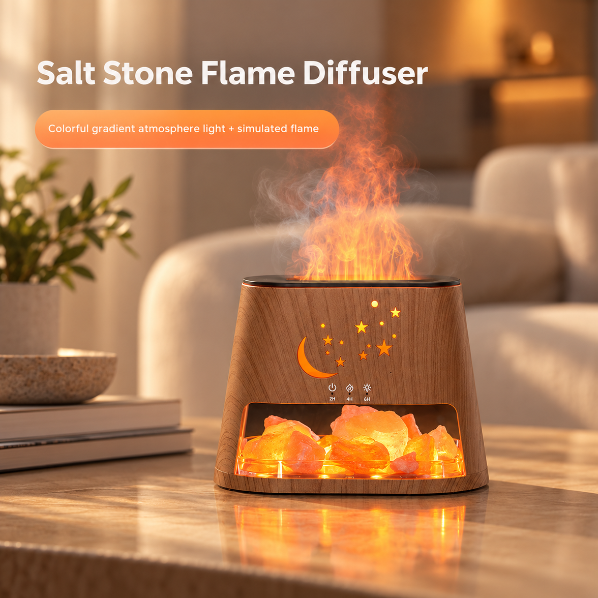 Salt Stone Flame Diffuser