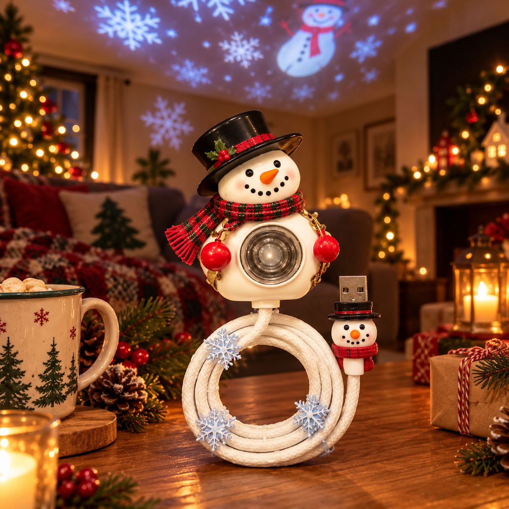 Snowman Projection Light