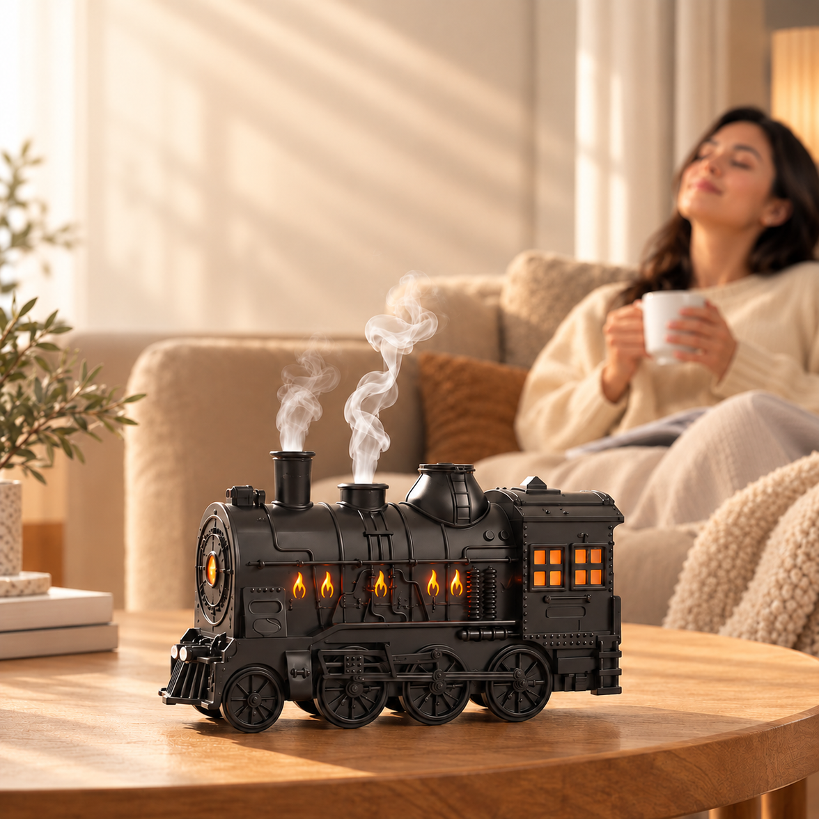 Train Smoke Ring Aroma Diffuser
