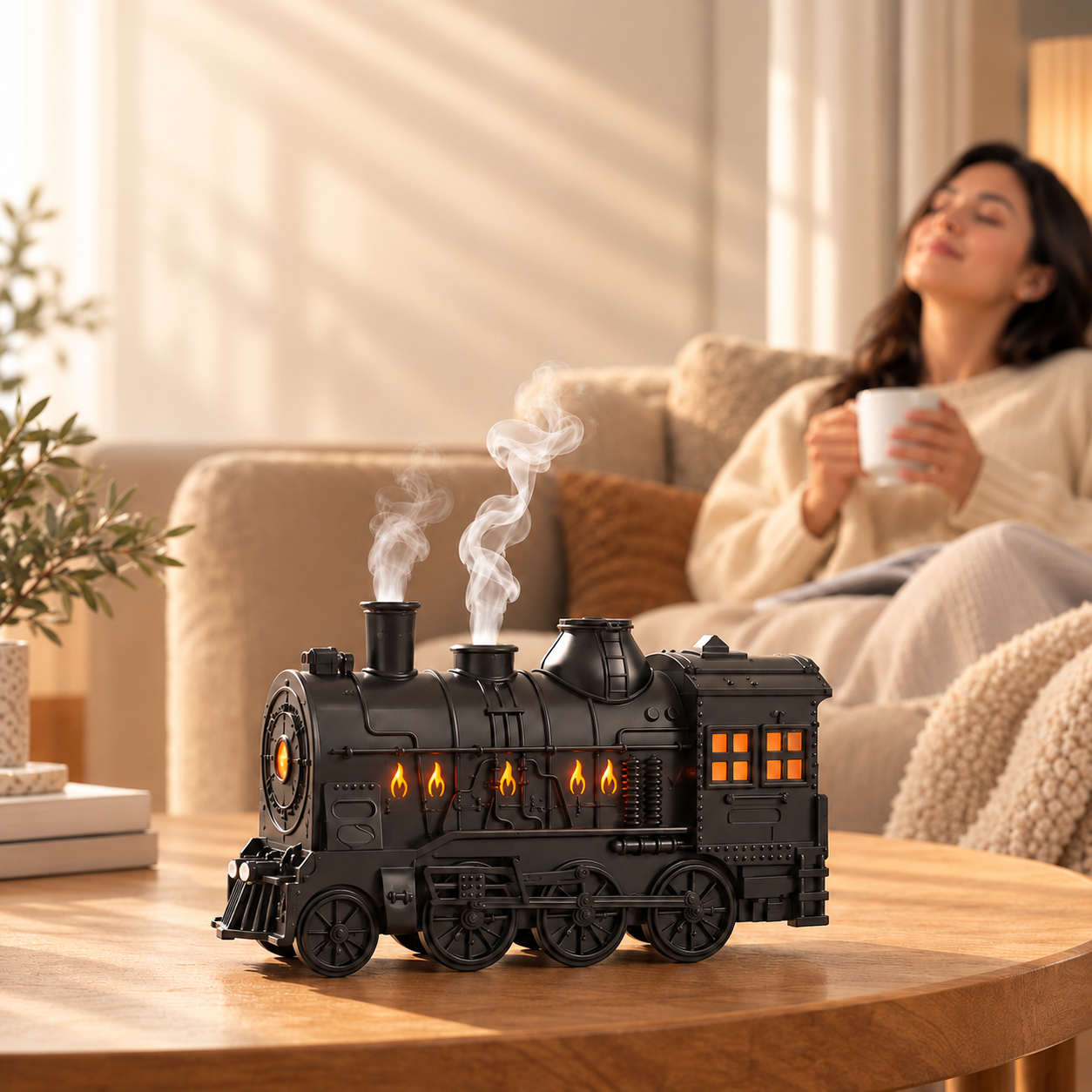 Train Smoke Ring Aroma Diffuser