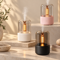 Candlelight Aroma Diffuser with Flickering Flame Glow