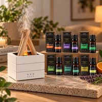 Bonfire Flame Diffuser Set with 6 Oils