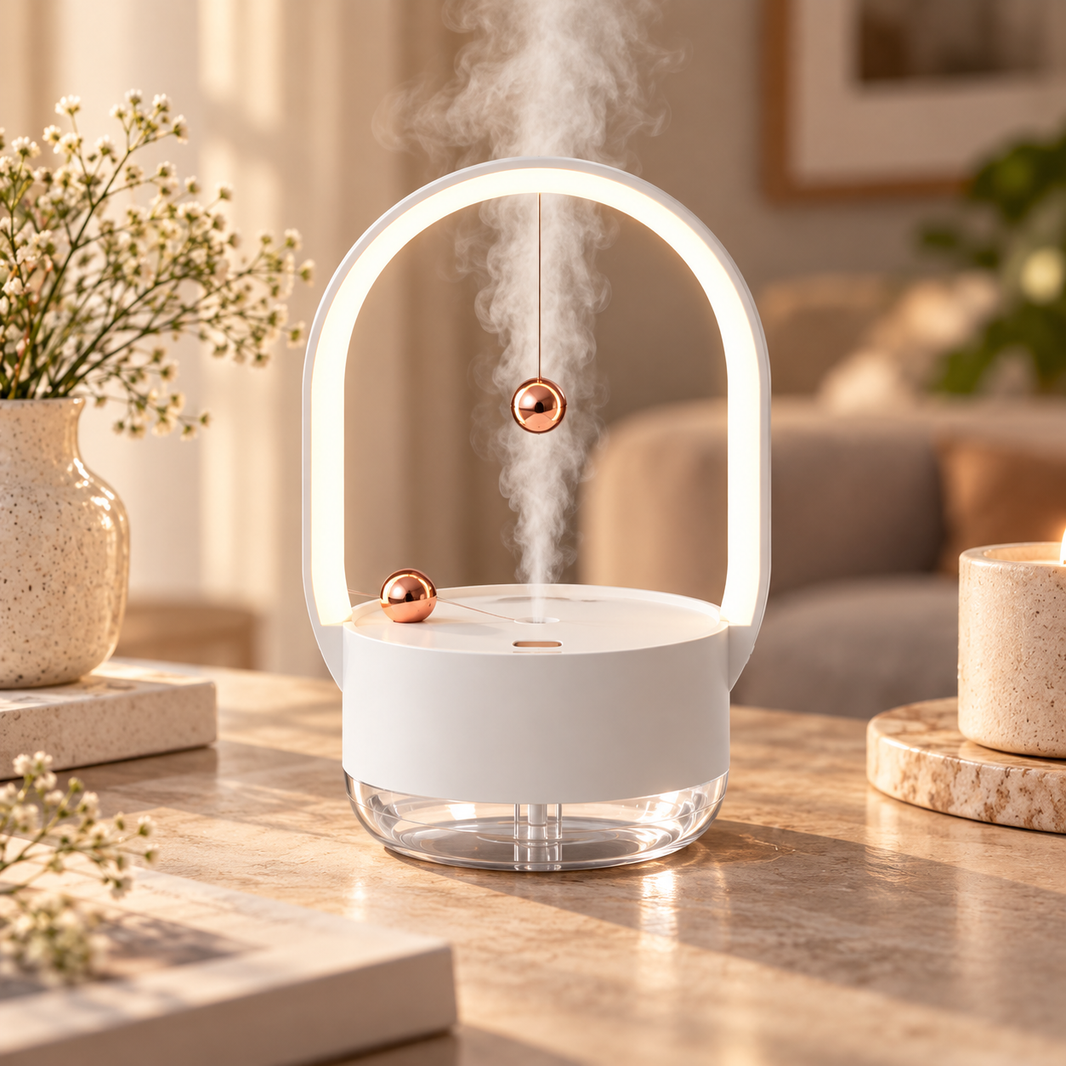 Portable Humidifier with Night Light
