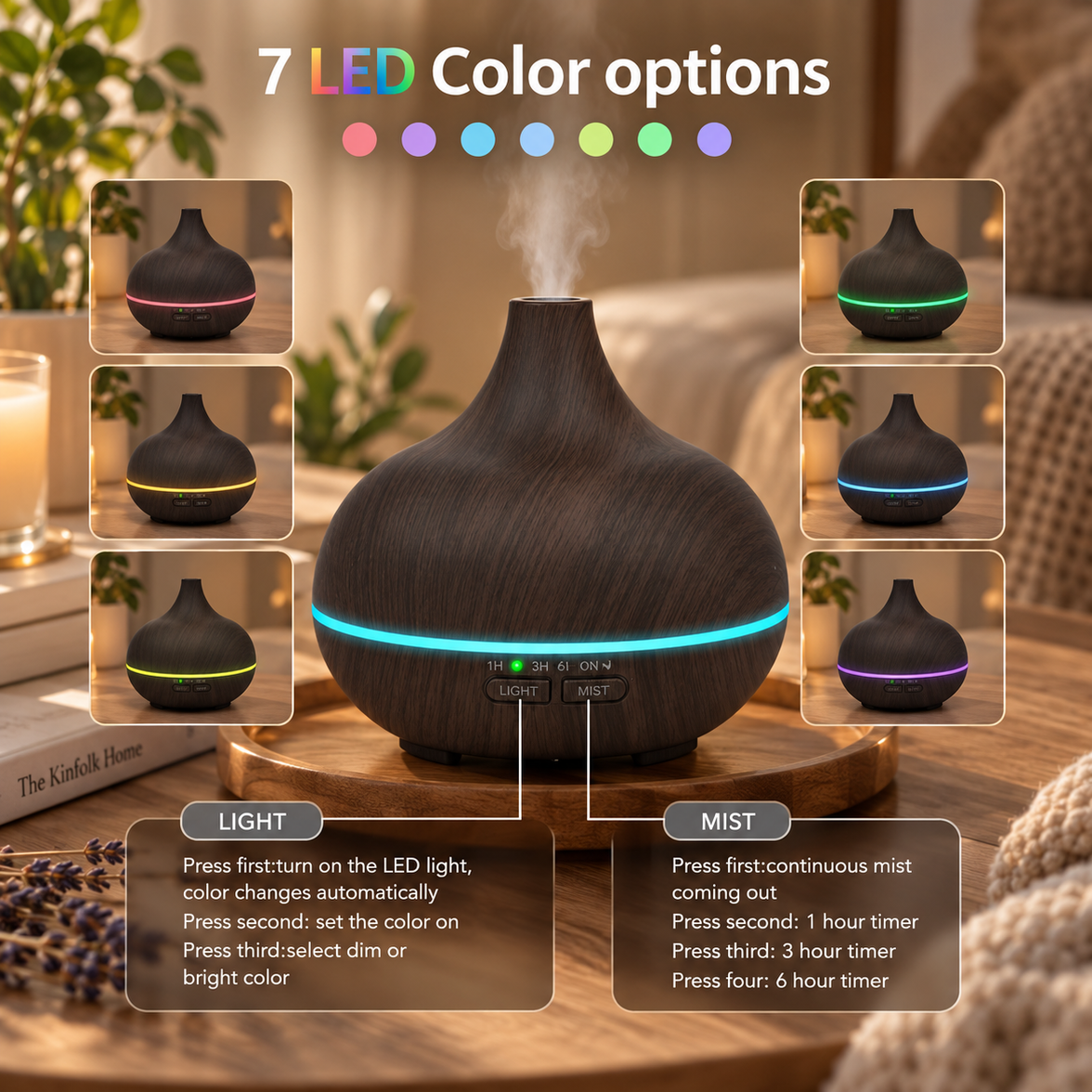 Wood Grain Onion Aroma Diffuser