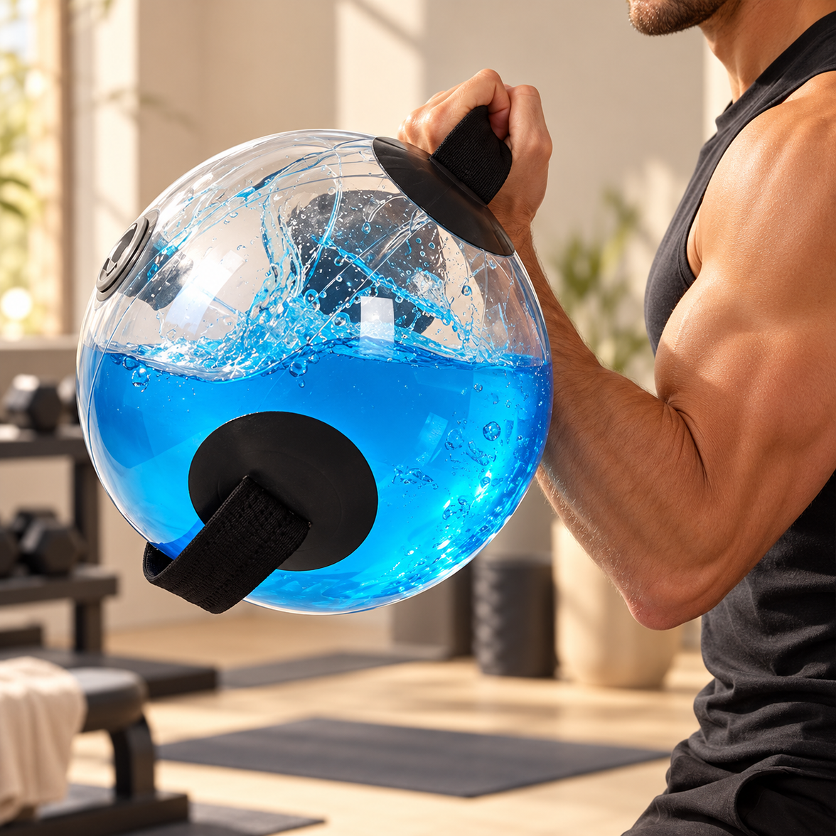 Water-Filled Training Ball with Handles