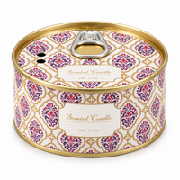 Ring-pull tin scented candle, English Pear & Freesia