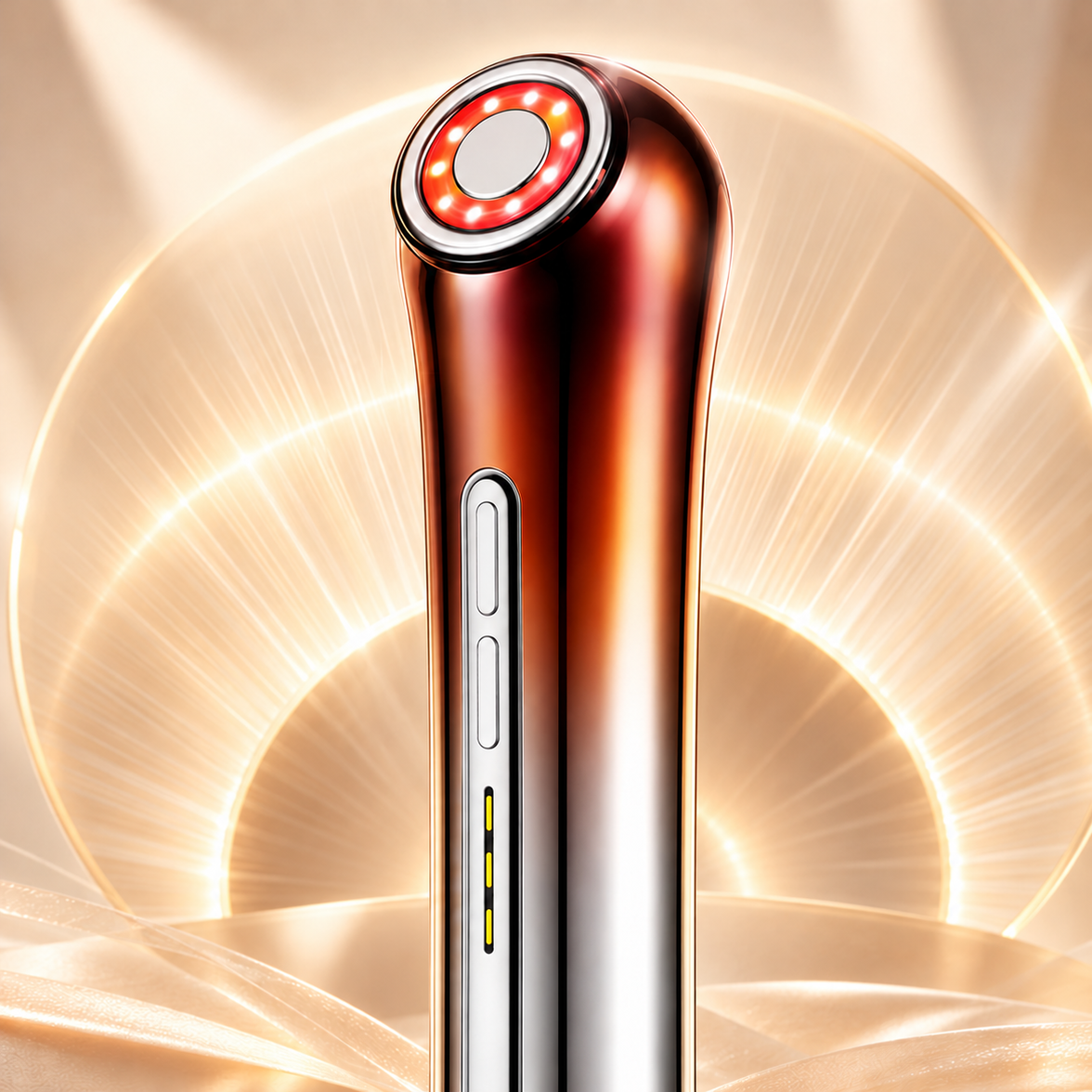 EMS Microcurrent Facial Toning Device with Red Light
