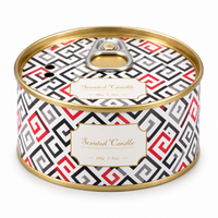 Ring-pull tin scented candle, Rose