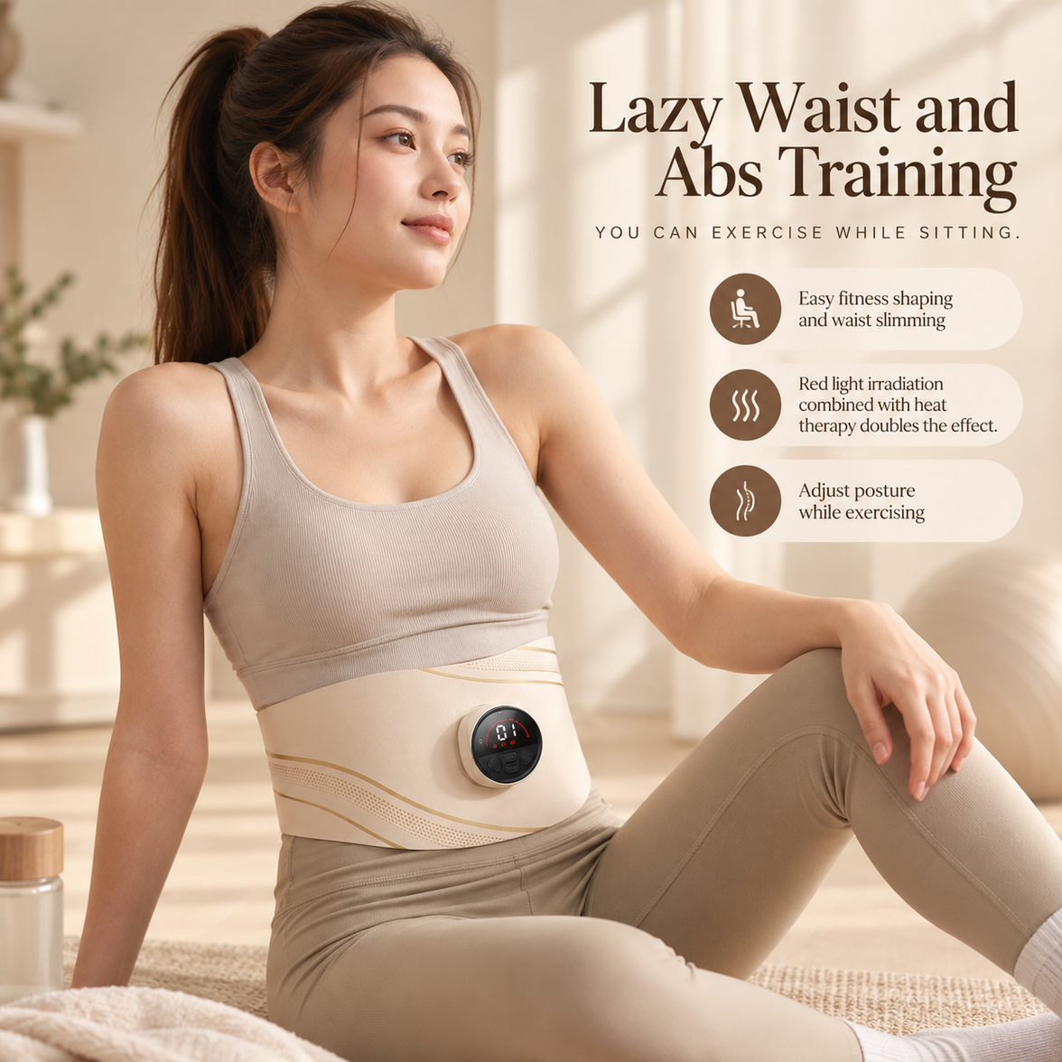 EMS Body Toning Belt with Digital Controller