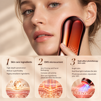 EMS Microcurrent Facial Toning Device with Red Light