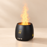 Remote-Control Flame Aroma Diffuser with LED Glow