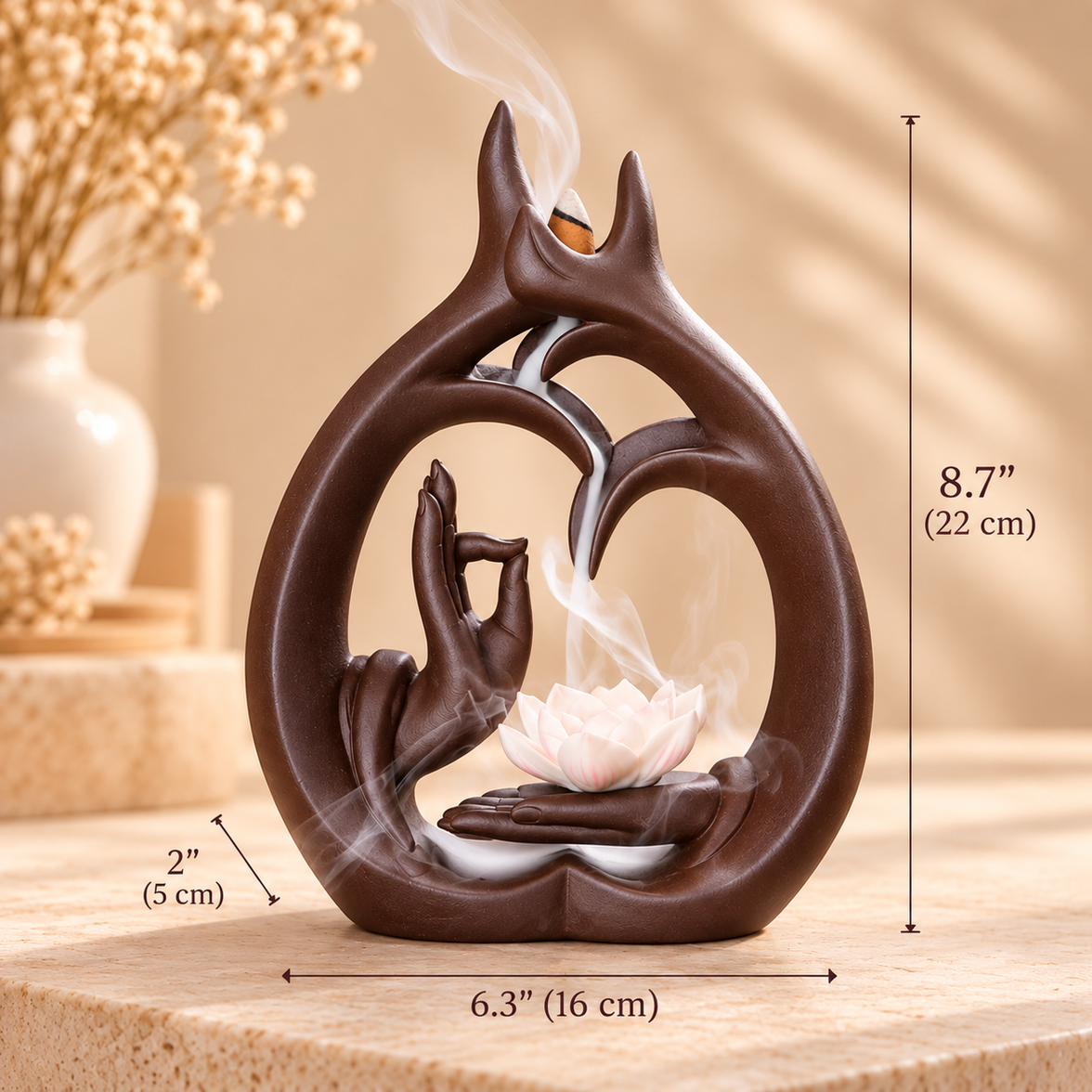 Zen Hand Backflow Incense Burner