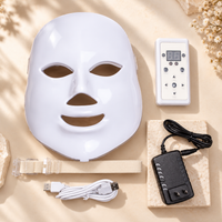 7-Color LED Face Mask with Wired Remote