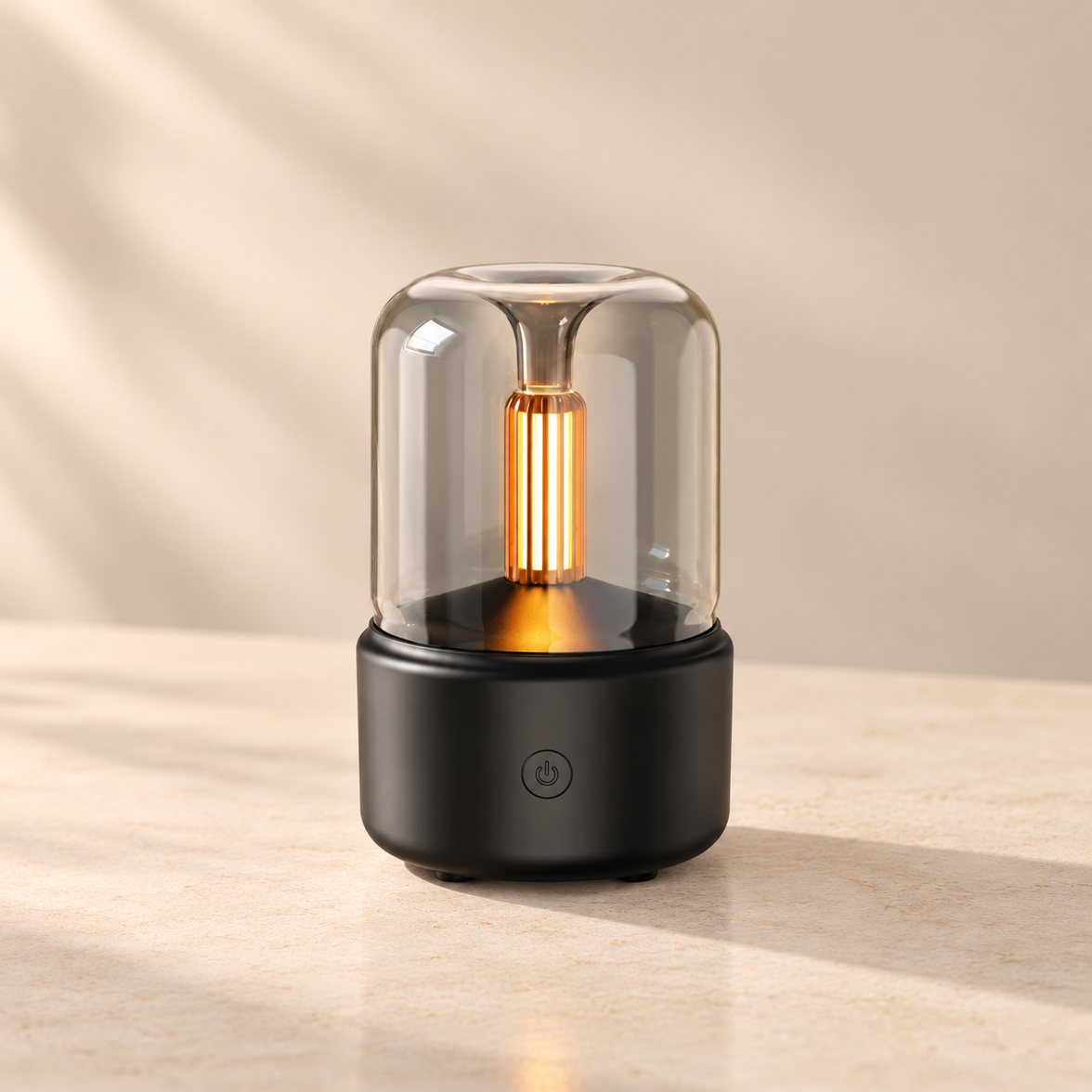 Candlelight Aroma Diffuser with Flickering Flame Glow
