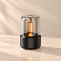 Candlelight Aroma Diffuser with Flickering Flame Glow